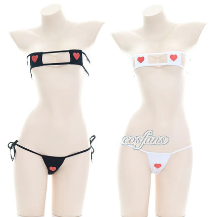 Summer Beach Mini Bikini Set Women Sexy Underwear Temptation Lingerie Outfit Erotic Costumes