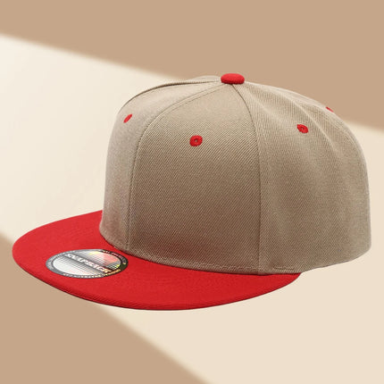 Custom Hat Unisex Hip hop Flat Trucker Hats Women Men Dance Caps Solid Color Adjustable Flat Bill Adult Snapback Hat with Logo