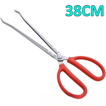 Professional Outdoor Garbage Color Tongs Anti-slip Long Handle Crab Catching Pliers Loach Fish Grabber Sturdy Wear-resistant