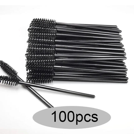 50/100/300/500pcs  Spoolies Mascara Wands Eyebrow Eyelash Brushes Eyelash Applicator for Eyelash Extension Makeup Tool