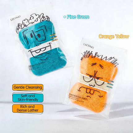 Facial Puff Deep Cleansing Gentle Foaming Sponge Soft Skin-Friendly Facial Cleansing Sponge