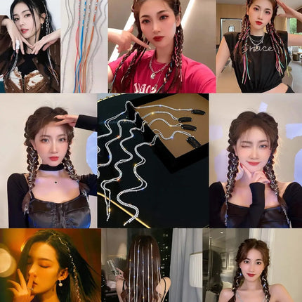 50pcs 2.3cm-3.6cm Black Brown Color Wig Clips Snap Clip For Hair Extension Wig Weft Wig PP Hairpins Large Clips Styling Tools