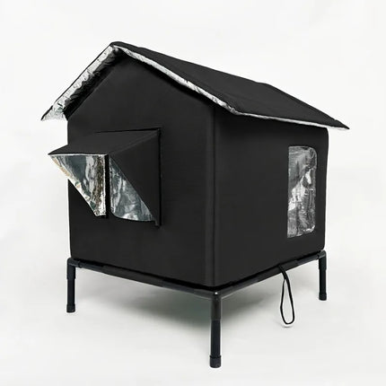 Winter Warm Cat Nest Outdoor Cat Shelter Insulated Stray Cat House Floor Thermal Insulation Pet Kitten Nest Cave Cat Tent