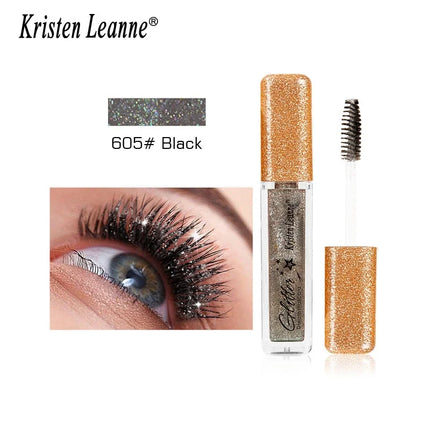Diamond Glitter Mascara Fast Dry Eyelashes Curls Extension Make Up Waterproof Long-lasting Lengthens Beauty Eye Lashes Makeup