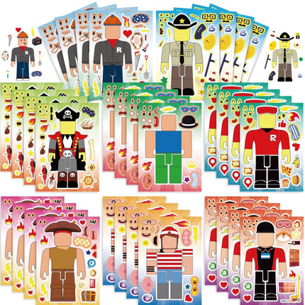 Roblox Birthday Party Supplies Kit with Decoration Favors Toys Tableware Gift Bag Paper Products And Balloons for Christmas Cele
