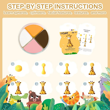 Clay Kit Animals / Kit Argile Animaux