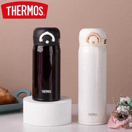 THERMOS Water Bottle 500ml Children Stainless Steel Vacuum Flask Thermal Mug, 6-12H Hot & Cold, Leakproof Coffee Mug for Hiking