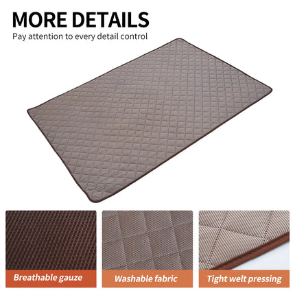 Pet Cooling Mat Dog Cat Sleeping Pad Cool Ice Silk Moisture-proof Mattress Cushion Summer Small Animal Cold Bed 5 sizes