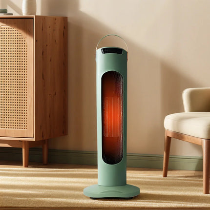 2000W Vertical Heater with Digital Display Ceramic Heater Fast Heating Portable Heater for Indoor Use Bedroom Home Office