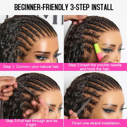 613 Blonde Feather Crochet Human Hair Bundles Body Wave Knotless Pre-Separated Crochet Hair Extensions Twist Braiding Hair
