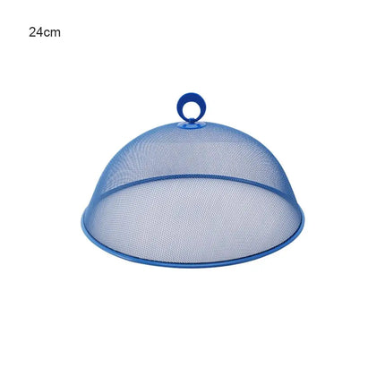 30cm Round Mesh Food Cover Umbrella Style Fine Net Anti-fly Insect Proof Breathable Dish Tent Kitchen Food Protective Shield