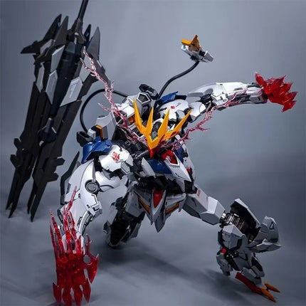 Wolf Model Barbatos Wolf King Form 1/100 Alloy Skeleton Assembled Model Kit Action Figure Model Gift Toy Collectibles