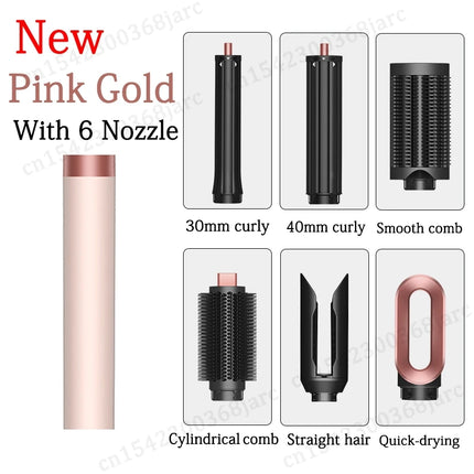 SenCiciMen X19 Hair Styler Curling Iron Hot Air Brush Curling Barrel Hair Dryer Salon Professional Curly Straight Hair Styler
