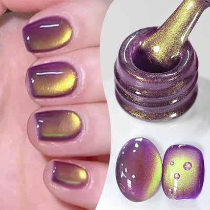 BORN PRETTY 10ml Blueberry Cat Magnetic Gel Nail Polish Summer Fruit Series Green Blue Purple Gel Nails Supplies Manicure