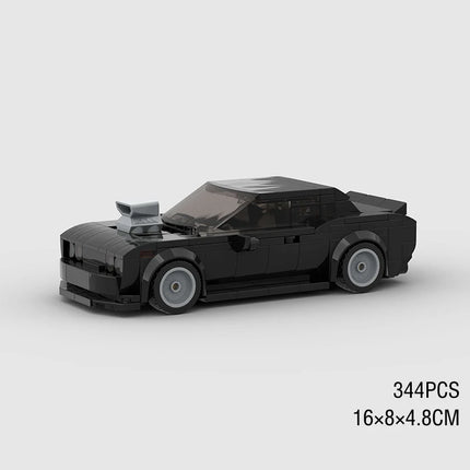 MOC Speed Sports Super Race Car Model Building Blocks DIY Bricks City Technical Rally Great Racing Vehicle Christmas Gift Toy