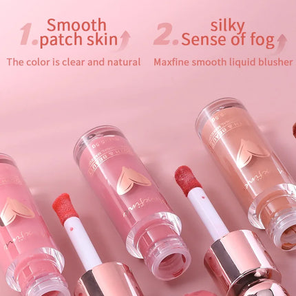 Highly Pigmented Matte Liquid Blush Long Lasting Non Fading Smooth Festival Stage Makeup Blush