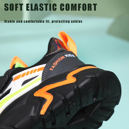 Kids Casual Boys Shoes Soft Sole Kids Shoes Non-slip Sneakers Shoes Outdoor Student's Children Pink Girls Sport Walking Footwear