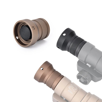 Tactical Surefire DS00 Scout Light Rear Cap Metal Tail Cap Dual Function Pressure Switch Cover Compatible with ST07 SR07 Switch