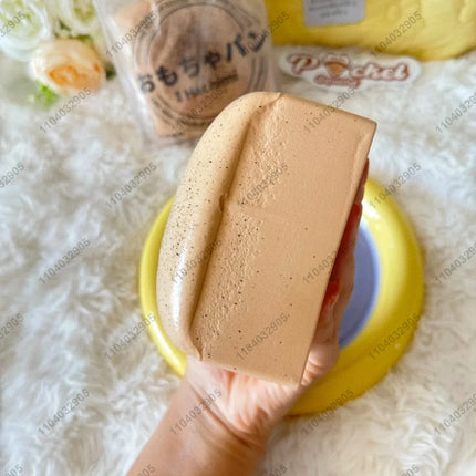 Mousse Cake Squishy Toy Slow Rising Brown Sugar Mousse Square Cake Slow Rebound Squeeze Toy Anti Stress Release Hand Relax Gift