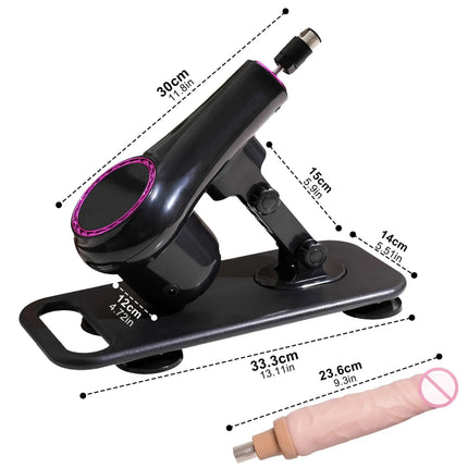 A1 Automatic Sex Machine with Dildo Attachments Remote Control Love Machine Thrusting Bondage Sex Toys for Men and Women Couple