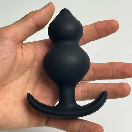 Anal Plug with Steel Balls Butt Plug Anal Beads Fetish Men Prostate Massager Sex Toys for Women Men Anal Dilator