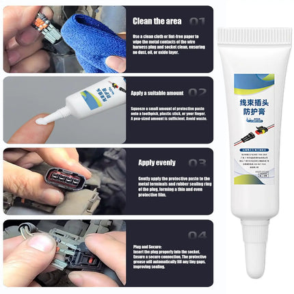 5g Battery Terminal Grease Dielectric Conductive Increase Conductivity Lubricating For Automotive Wiring Harness heads