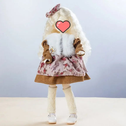 Fashion 30cm Doll in Costume Cloth Accessories Sweet 30cm Doll Dress Set Colorful Cute 30cm Doll Dress Clothes Girls Toy