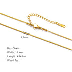 14 Box Chain G / 45-50cm