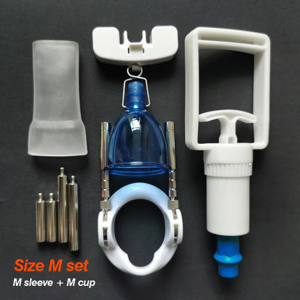 Male Penis Extender Enlargement Vacuum Cup Top Cradle Head Hanger Dick Glans Pump Stretcher Edge Enlarger System  Sex Toy Men18+