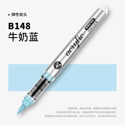 GRASP 120/1 Colors Acrylic Marker Pens Waterproof Pen Soft Brush Nib Student Art for Glass Stone Art School Supplies Stationery