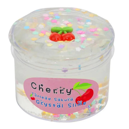70ml Clear Slime Crystal Putty Soft Jelly Clay Fluffy DIY Clay Stretchy Toy Fake Cotton Candy Stress Relief Toys For Kids Adults