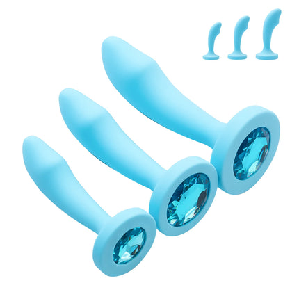 3 Sizes Butt Plug for Women Silicone Anal Plug Crystal Base Anal Toys Anal Trainer Anal Dildos Sex Toys For Women Men Adult Toys