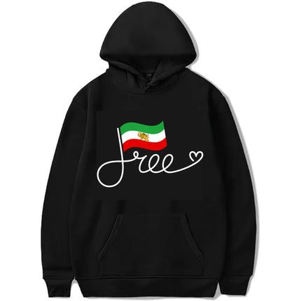 Lion and Sun Hoodies Women Iran  Kawaii Aesthetic Sweater Woman Kawaii Pullover Women's Clothing