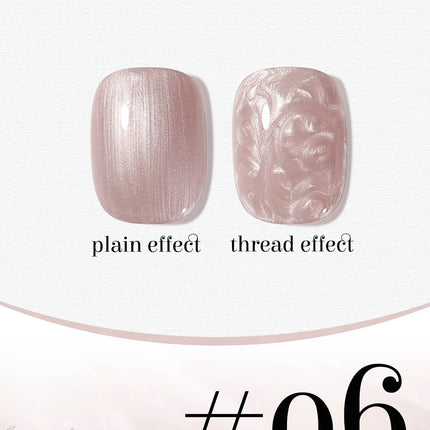 ZH 12ML 8-Color Pearl Shell Thread Nail Gel Polish Long Lasting White Pink Purple Salon Gel Nail Art DIY Solid Gel Polish