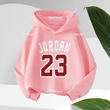 Autumn Brand Pattern Print Fleece Children Hoodie Kid Boys Girl Clothes Sport Fashion Long Sleeve Hooded Sweatshirt Pullover Top