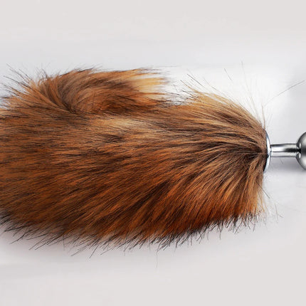 Sex Shop 5 Sizes Metal Butt Plug Fetish Fox Tail Intimate Toys Bdsm Anal Extender Dilator Products Erotic Games Goods For Adults