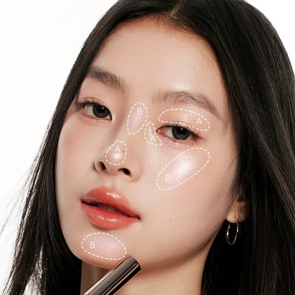 JOOCYEE Jelly Highlighter Stick Smooth Shine Long-lasting