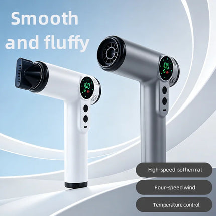 usb rechargeable wireless hair dryer with hot air unplugged portable dormitory student high wind hair dryer