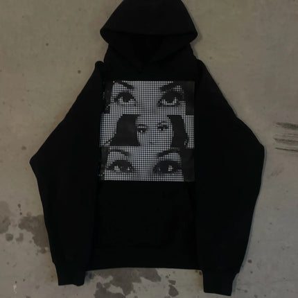 Luni Wild Nights Live Print Loose Zipper Hoodie Women Street Y2k New Hip Hop Punk Rock Sweatshirt Best Sell Unisex Casual Hoodie
