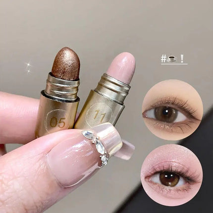 12colors Matte Eyeshadow MAGIC CASA Capsule Eye Set High-gloss Silkworm Small Golden Bean Not Easy To Smudge Brand Eye Makeup