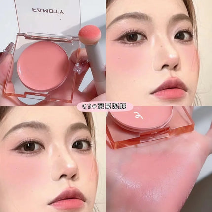 1PC Blush Makeup Palette Cute 7 Color Mineral Powder Blue Pink Rouge Long Lasting Natural Cheek Tint Waterproof Blusher Cosmetic