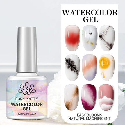BORN PRETTY 1 Bottle Blazing Sky Cat Magnetic Gel Nail Polish Colored Metal Ruby Red Soak Off UV Crystal Varnish Nail Art 10ml