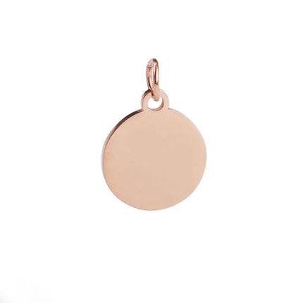 20Pcs/Lot Size 15-30mm Mirror Polish Stainless Steel Charms Round Stamping Blanks Charms For DIY Making Jewelry Necklace