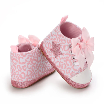 Spring and Autumn Pink Series Hot Selling Children's Shoes Baby Shoes Soft soled Anti slip Baby Shoes Newborn Baby Step Shoes