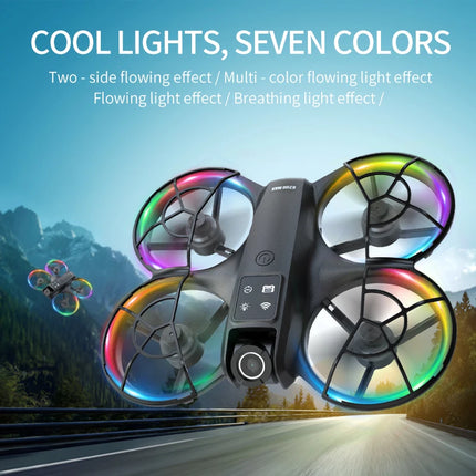Foldable RC Drone With LCD Screen Remote Brushless Motor Optical Flow Hover 180° Adjustable Lens HDR 50X Zoom WIFI Low Latency Transmission