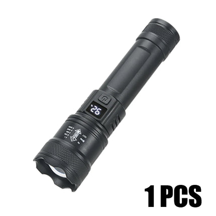 Ultra Bright P50 LED Flashlight Tactical EDC Zoomable Handheld Torch Emergency Spotlight  14500 18650 Battery
