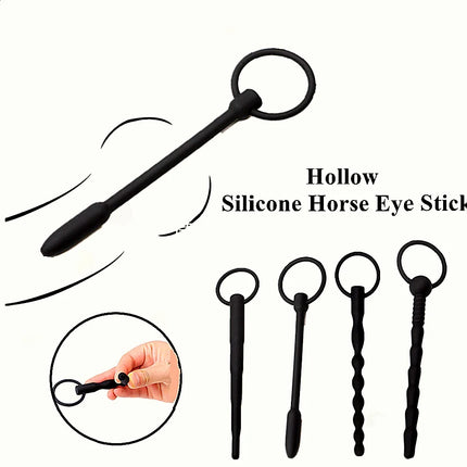Hollow Silicone Urethral Plug Sound For Prostate Massage And Urethra Dilation As Mens Masturbator With Urethral Stimulator