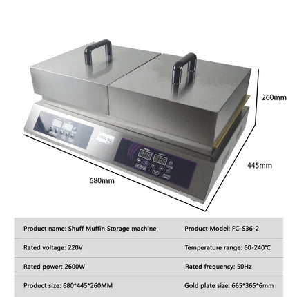 Souffle Maker Souffle Machine 2600W Double Plates Fluffy Japanese Souffle Pancakes Maker Fluffy Pancake Schwa Machine