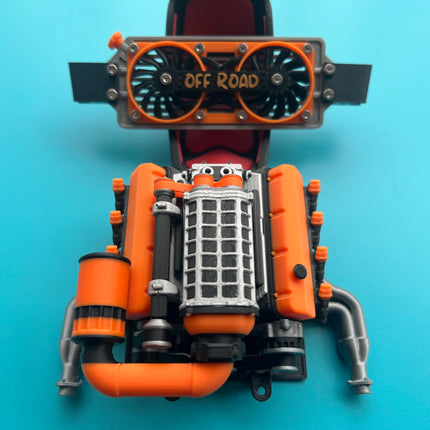 1/10 RC Car  Engine Model Decoration for 1/10 VP OPTIC H10 KIT TRX4 Defender AXIAL SCX10 RC4WD Sport Jeep K10 TF2 TRX6 G631