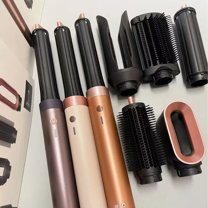 Professional 6IN1 1500W Multi-Functional Hair Styler Dry Straighten Curl with Brush Salon And Home Use Hairdryer
